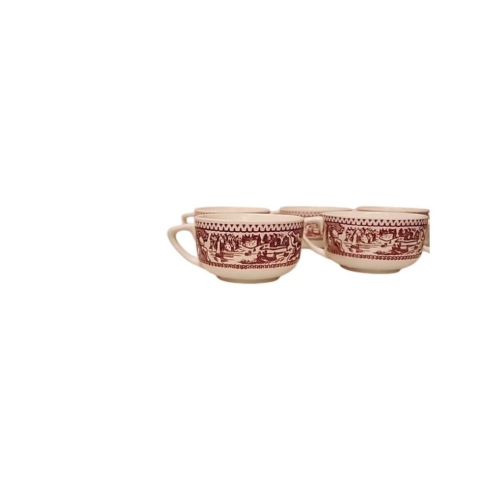 Vintage Set of 6 Royal Ironstone Memory Lane Cups - Picture 2 of 8